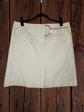 Vintage Daisy Fuentes Tan A Line-Skirt